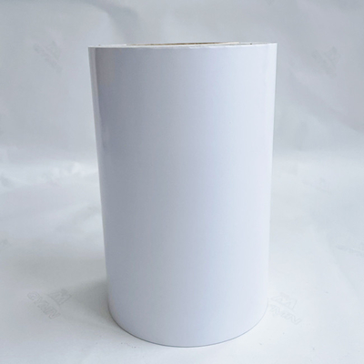 Etichetta a bassa temperatura ricoperta della gomma della fodera bianca della pergamina sottile di Art Paper With 80g del di alluminio